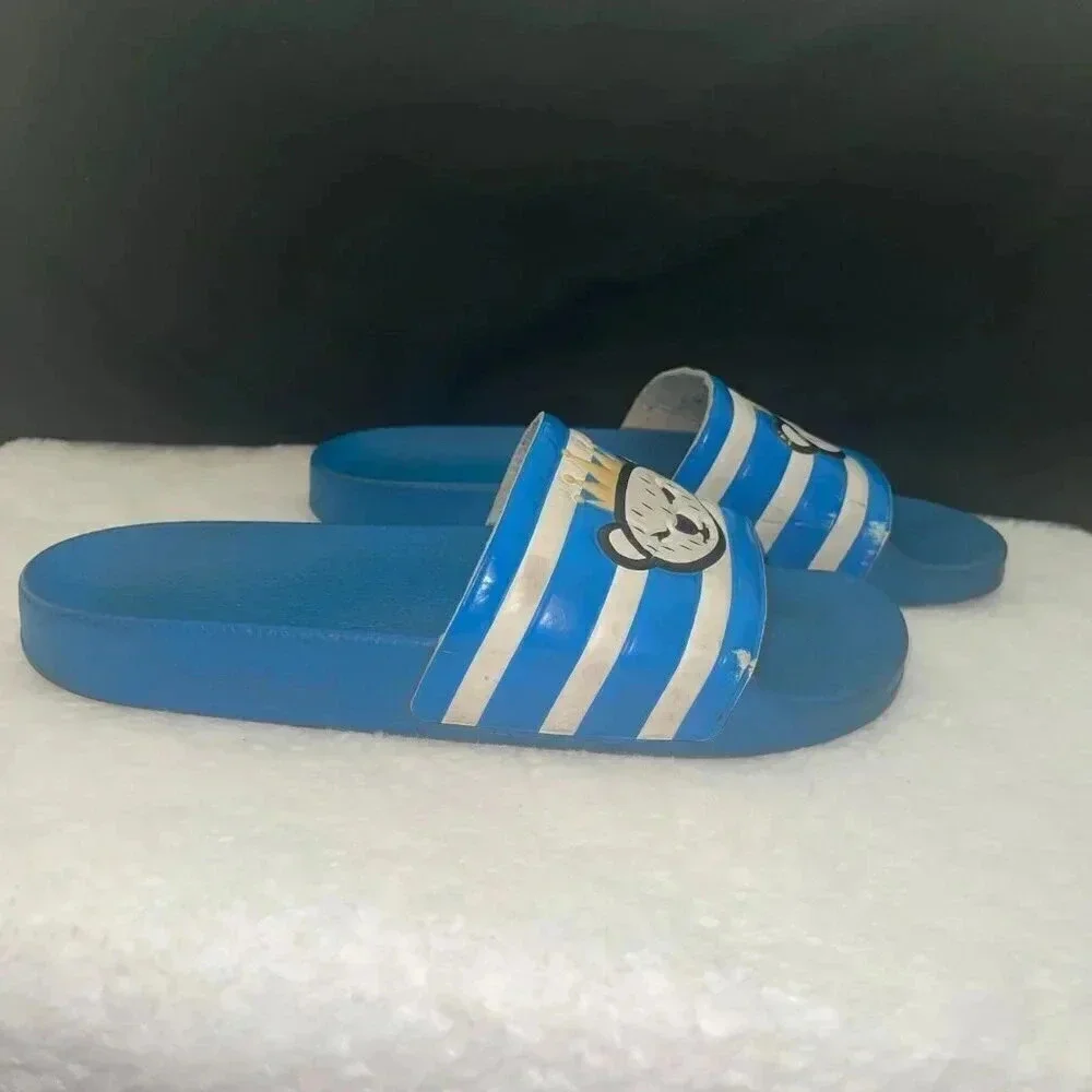 Adidas Men's Blue Slides - Size 9 - Picture 3 of 7